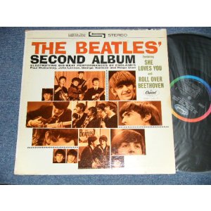 画像: THE BEATLES - SECOND ALBUM (Matrix #   A)ST-1-2080-A5   B)ST-2-2080-A-5  ) ( Ex++/Ex++ Looks:Ex+ STAPPLE Hole)  / 1964 US AMERICA ORIGINAL "BLACK with RAINBOW Label" STEREO Used LP 