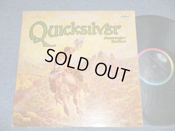 画像1: QUICKSILVER MESSENGER SERVICE -HAPPY TRAILS (H-6/H-6)   ( Ex/Ex+++ Looks:MINT-) / 1969 US AMERICA ORIGINAL 1st Press "BLACK Wth RAINBOW Label" Used LP 