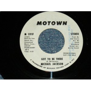 画像: MICHAEL JACKSON - GO TO BE THERE   ( Ex+++/Ex+++ )   / 1971 US AMERICA ORIGINAL "PROMO ONLY Same flip MONO-STEREO" Used  7" Single 