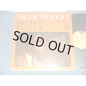 画像: STEVIE WONDER -  FOR ONCE IN MY LIFE  (Ex++/MINT-) / 1968 US AMERICA ORIGINAL"1st press Label" "STEREO" Used LP