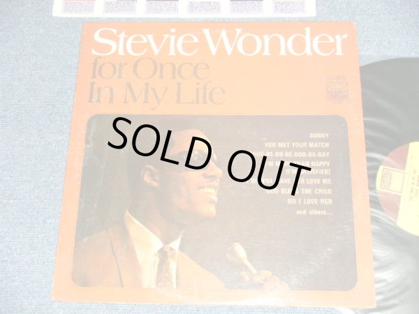 画像1: STEVIE WONDER -  FOR ONCE IN MY LIFE  (Ex+, Ex/Ex++ EDSP, WOBC) / 1968 US AMERICA ORIGINAL"1st press Label" "STEREO" Used LP
