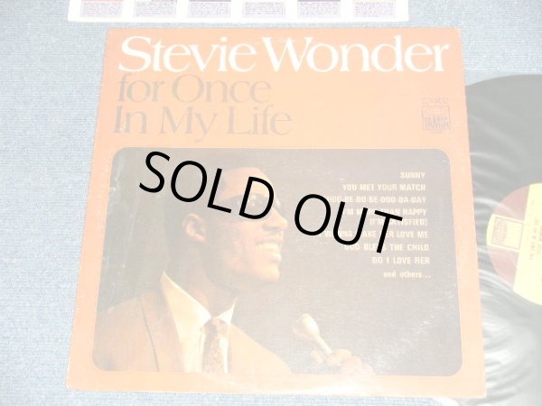 画像1: STEVIE WONDER -  FOR ONCE IN MY LIFE  (Ex+, Ex/Ex++ EDSP, WOBC) / 1968 US AMERICA ORIGINAL"1st press Label" "STEREO" Used LP