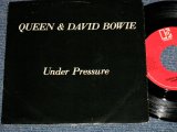 画像: QUEEN & DAVID BOWIE  - A) UNDER PRESURE  B) SOUL BROTHER (Ex++/MINT- ) / 1981 US AMERICA ORIGINAL Used 7"Single with PICTURE SLEEVE 