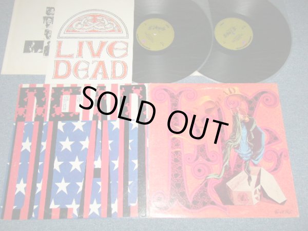 画像1: GRATEFUL DEAD - LIVE DEAD  :with 8x11 inch BOOKLET （Ex++/Ex++ WOL, EDSP) / 1970 US AMERICA ORIGINAL 1st Press "'W7' on TOP With GREEN Label"  Used 2-LP 