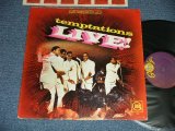 画像: THE TEMPTATIONS - LIVE!  (Ex+/Ex- Looks:Ex++  EDSP )   / 1967 US AMERICA ORIGINAL "1st Press Script 'Gordy' at Top of Label" STEREO  Used  LP 