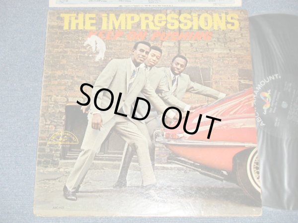 画像1: The IMPRESSIONS - KEEP ON PUSHING (VG+++/Ex+++ Looks:Ex++ EDSP. TEAROFC) / 1964 US AMERICA ORIGINAL "MONO"  Used  LP 