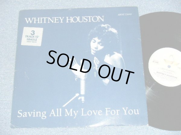 画像1: WHITNEY HOUSTON -  SAVING MY LOVE FOR YOU (Ex+/MINT-) / 1985 UK ENGLAND ORIGINAL Used 12"