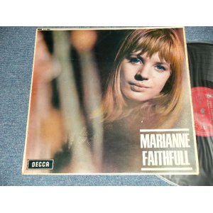 画像: MARIANNE FAITHFULL - MARIANNE FAITHFULL ( Matrix # ARL-6749-2K / ARL-6750-3B) ( Ex+/Ex++ B-1:VG+++)  / 1965 UK ENGLAND ORIGINAL "MARRON with Unboxed DECCA Label" MONO Used LP