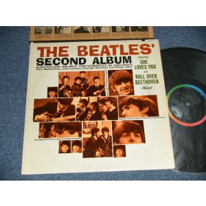 画像: THE BEATLES - SECOND ALBUM (Matrix # A) T-1-2080-F-9  HAND WRITING Style  B) T-2-2080-F-7  HAND WRITING Style) (EX++/Ex+++ WOFC )  / 1964 US AMERICA ORIGINAL "BLACK with RAINBOW Label" MONO Used LP 