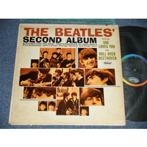 画像: THE BEATLES - SECOND ALBUM (Matrix #A) T-1-2080-G2 TYPING  Style  B) T-2-2080-T3   TYPING  Style) (EX++/Ex++ EDSP)  / 1964 US AMERICA ORIGINAL "BLACK with RAINBOW Label" MONO Used LP 
