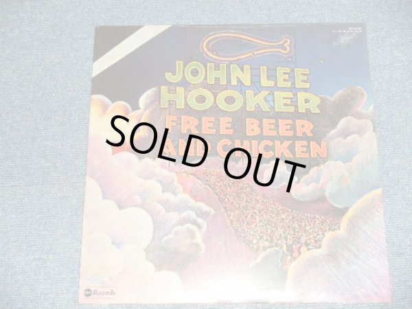 画像1: JOHN LEE HOOKER -  FREE BEER AND CHICKEN  ( SEALED)  / US AMERICA  Reissue "BRAND NEW SEALED"  2-LP 