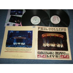 画像: PHIL COLLINS - SERIOUS HITS ... LIVE!  ( MINT-/MINT)  / 1990 UK ENGLAND ORIGINAL Used 2-LP's