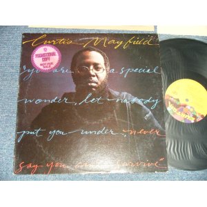 画像: CURTIS MAYFIELD - NEVER SAY YOU CAN'T SURVIVE  with Inserts  (Ex++/Ex+++) / 1977 US AMERICA ORIGINAL "PROMO" Used LP 