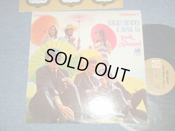 画像1: SERGIO MENDES & BRASIL '66 -  LOOK AROUND (MATRIX #  A) SP 4173-7   B) SP 4174-7) (Ex++. Ex/Ex+++ Looks:Ex+)  / 1968 US AMERICA Original Stereo "BROWN LABEL" Used LP 
