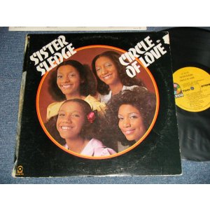 画像: SISTER SLEDGE - CIRCLE OF LOVE  (VG+++/Ex+++ TEAROFC, STOBC, , BB, ) / 1975 US AMERICA ORIGINAL 1st Press "YELLOW with Large 75 ROCKFELLER Label" Used LP   