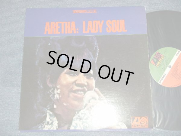 画像1: ARETHA FRANKLIN - LADY SOUL  (Ex++/VG+++ SCRATCHES) / 1969 Version US AMERICA 2nd Press "GREEN & RED with 1841 BROADWAY Label" Used LP 　