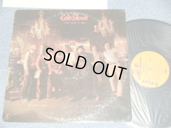 画像1: COLD BLOOD -  FIRST TASTE OF SIN (Ex-/Ex++ EDSP, WOL)   / 1972 US AMERICA ORIGINAL 1st Press "BROWN with STEREO Credit label"  Used  LP