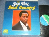 画像: JOE TEX - SOUL COUNTRY (Ex+/Ex+++ WOBC, EDSP) / 1968 US AMERICA ORIGINAL 1st Press "GREEN & BLUE Label" Used LP 