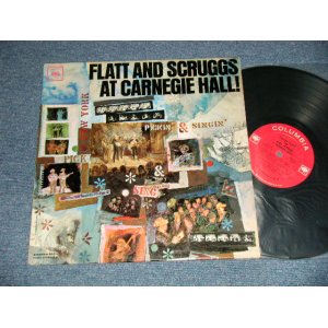 画像: FLATT and & SCRUGGS (LESTER & EARL) - AT CARNEGIE HALL!   (Ex++/Ex)  / 1963 US AMERICA ORIGINAL 1st Press "2 EYE'S GURANTEED HIGH FIDELITY Label" STEREO Used LP 