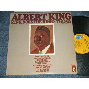 画像: ALBERT KING - KING DOES THE KINGS THINGS (Blues Cover ELVIS PRESLEY) (Ex++/Ex+++ EDSP) / 1969 US AMERICA  ORIGINAL 1st Pres "YELLOW with MEMPHIS ADDRESS with DIV. Of PARAMOUNT Label" Used LP