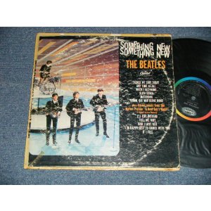 画像: The BEATLES -  SOMETHING NEW ( Matrix # A)  T1-2108-G10 B)  T2-2108-G 10) ( G/B-1:POOR) / 1964 US AMERICA ORIGINAL "BLACK with COLOR BAND Label" MONO Used LP  EDSP