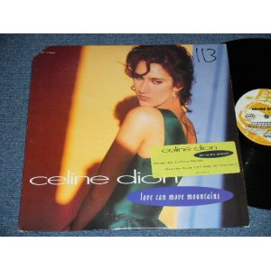 画像: CELINE DION  - LOVE CAN MOVE MOUNTAINS (Ex+/MINT- Cut out for Promo, WOFC) / 1990 US AMERICA "PROMO ONLY"  Used 12" Single