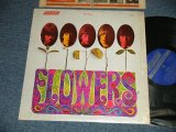 画像: ROLLING STONES -  FLOWERS (Matrix# A) ZAL 7752-1J BellSound      B) ZAL 7753-1J BellSound )  ( MINT-/Ex+++ )  / 1967 US AMERICA  ORIGINAL "BLUE  with Boxed 'LONDON' Label" "NONE ADDRESS CREDIT at Bottom Label"  STEREO   Used LP 