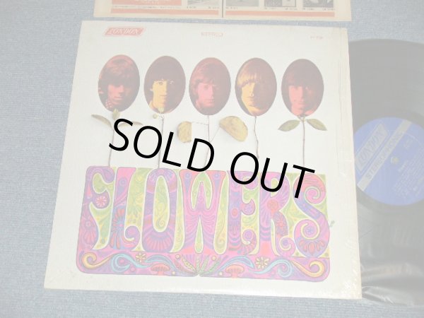 画像1: ROLLING STONES -  FLOWERS (Matrix# A) ZAL 7752-1J BellSound      B) ZAL 7753-1J BellSound )  ( MINT-/Ex+++ )  / 1967 US AMERICA  ORIGINAL "BLUE  with Boxed 'LONDON' Label" "NONE ADDRESS CREDIT at Bottom Label"  STEREO   Used LP 