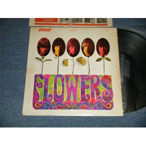 画像: ROLLING STONES -  FLOWERS (Matrix# A) ZAL 7752-1M BellSound MR   B) ZAL 7753-1M BellSound MR)  ( Ex++/Ex++) / 1967 US AMERICA  ORIGINAL "Shinning DARK BLUE  with Boxed 'LONDON' Label" "ADDRESS CREDIT at Bottom Label"  STEREO   Used LP