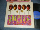 画像: ROLLING STONES -  FLOWERS (Matrix # A) LL-3509  ARL-7752-1P-W     B) LL-3509  ARL-7753-1P-W) ( Ex++/Ex++ Looks:Ex+++ EDSP)  / 1969 Version? US AMERICA ORIGINAL "BLUE  with Boxed 'LONDON' Label" "NONE ADDRESS CREDIT at Bottom Label"  STEREO   Used LP 