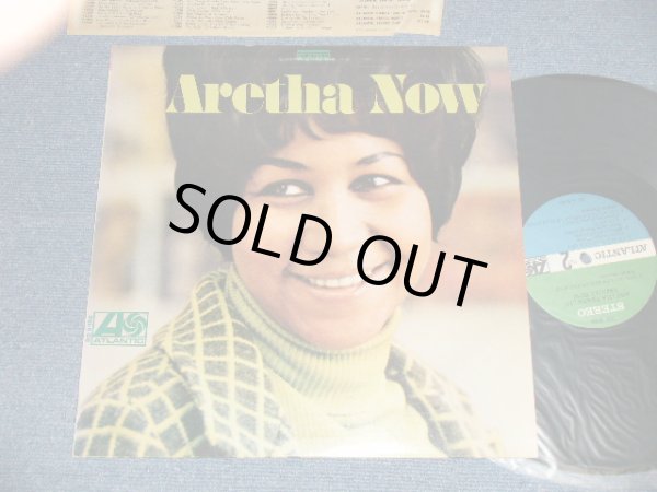 画像1: ARETHA FRANKLIN - ARETHA NOW  (MATRIX # MATRIX # A)ST-A-681267-A LW AT W   B)ST-A-681268-A LW AT W) (Ex++/MINT- Looks:Ex+++)  / 1968 US AMERICA  ORIGINAL1st Press "GREEN & BLUE Label"  Used LP 