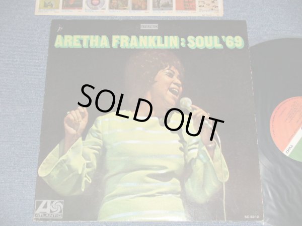 画像1: ARETHA FRANKLIN - SOUL '69 ( Matrix #A)ST-A-681481-1C CT T  B) ST-A-681482-1B CT T  "CT" Press) (Ex+/MINT- Looks:Ex++  BB) / 1969 US AMERICA ORIGINAL 1st Press "GREEN & RED with 1841 BROADWAY Label" Used LP 　