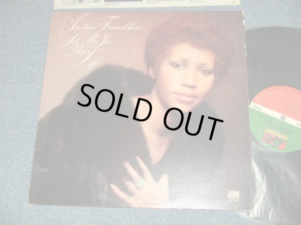 画像1: ARETHA FRANKLIN - LET ME IN YOUR LIFE  "MO Press"  (Matrix #  A)ST-A-733043-C RE AT/GP MR ▵18657(1)  PR  B)ST-A-733044-D  EX-2  AT/GP  MR▵18657-x(7) PR) (Ex+/Ex+++) / 1974 US AMERICA ORIGINAL 1st press "GREEN & RED with large 75 ROCKFELLER Label" Used LP 