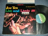 画像: JOE TEX - LIVE AND LIVELY (Ex/Ex+ Looks:Ex+ BB) / 1968 US AMERICA ORIGINAL 1st Press "GREEN & BLUE Label" Used LP 