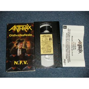 画像: ANTHRAX - OIDIVNIKUFESIN  (Ex/MINT )  / 1991 US AMERICA ORIGINAL "NTSC System" Used VIDEO 