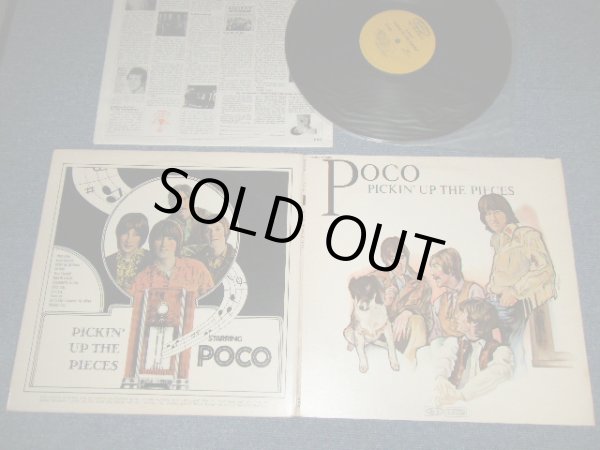 画像1: POCO - PICKIN' UP THE PIECES (Matrix #    A) PAL-139654 1A SM A8   B) PBL-139655 1D  B 13 ) (Ex++/MINT)  / 1969 US AMERICA ORIGINAL "YELLOW Label"Used LP