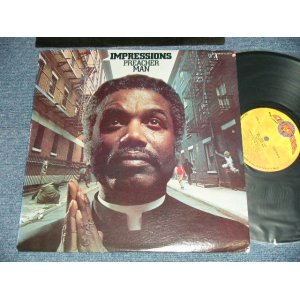 画像: The IMPRESSIONS - PREACHER MAN (Ex++/MINT-) / 1973 US AMERICA ORIGINAL Used  LP 