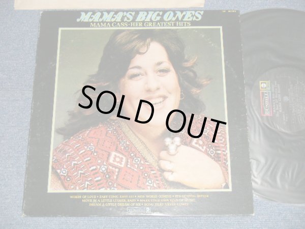 画像1: MAMA CASS (ELLIOT) of MAMAS & PAPAS  - MAMA'S BIG ONES : MAMA CASS-HER GREATEST HITS ( MATRIX #   A) DS-50093-1-RE   B) DS-50093-B-RE ) ( Ex+/MINT-)  / 1970 US AMERICA ORIGINAL Used LP 