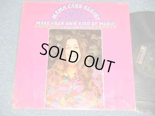 画像1: MAMA CASS ELLIOT (of MAMAS & PAPAS)  - MAKE YOUR OWN KIND OF MUSIC ( Matrix # A) DS-50071-A  B) DS-50071-B  ) (Ex++/MINT-  BB)  / 1969 US AMERICA ORIGINAL "Un-GLOSSY Label" Used LP 