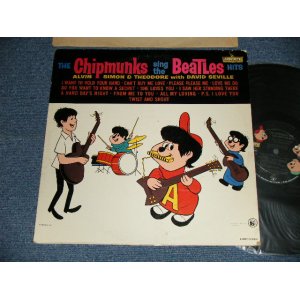 画像: The CHIPMUNKS - SING THE BEATLES ( Ex+/Ex+ EDSP)    / 1964  US AMERICA ORIGINAL 1st Press "CUSTOM BLACK with GOLD LIBERTY Label" MONO Used LP 
