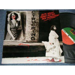 画像: BETTE MIDLER - SONGS FOR THE NEW DEPRESSION  (Matrix # A) ST-A-753513-H  PR  B) ST-A-753514-J #3  PR) ("PR" Credit at BOTTOM Label)  (Ex++/MINT- CUTOUT) / 1976 US AMERICA ORIGINAL 1st Press "Small 75 ROCKFELLER Label" Used LP 