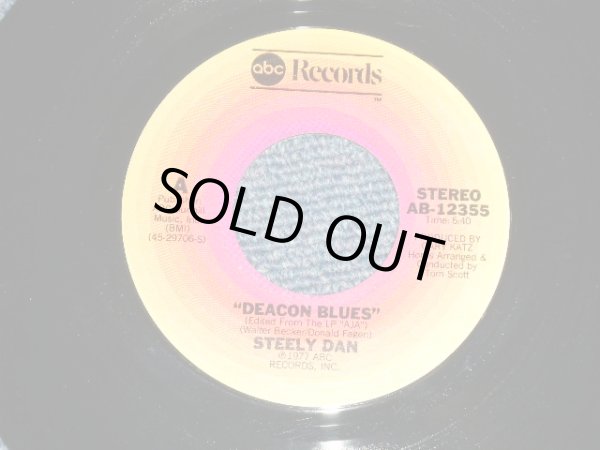 画像1: STEELY DAN - A) DEACON BLUES (Edited from The LP 'AJA')  B) HOME AT LAST (MINT-/MINT-) / 1977 US AMERICA ORIGINAL Used 7"Single  