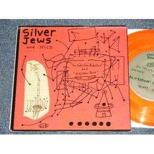 画像: A) SILVER JEWS and NICO - The SABELLION REBELLION : B) NEW RADIANT STORM KING - ROCKET SCIENTIST (Ex+/MINT-) / 1993 US AMERICA ORIGINAL "ORANGE WAX Vinyl" Used 7" Single with PICTURE Sleeve 