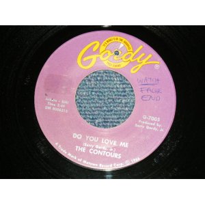 画像: THE CONTOURS - A) DO YOU LOVE ME  B) MOVE MR. MAN (Ex++/Ex++ BB)  / 1962 US AMERICA ORIGINAL Used 7" Single  