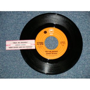 画像: JOHNNY RIVERS - A) HELP ME RHONDA  B) NEW LOVERS AND OLD FRIENDS (MINT/MINT) / 1975 US AMERICA ORIGINAL Used 7" Single