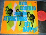 画像: ELVIS COSTELLO - GET HAPPY ( Matrix #   A) 1L     B) 1F )（Ex+/Ex+++ A-1, B-1:VG+++  WARP) / 1980 US AMERICA ORIGINAL Used  LP