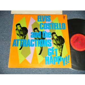 画像: ELVIS COSTELLO - GET HAPPY ( Matrix #   A) 1E    B) 1K )（Ex+/Ex+++) / 1980 US AMERICA ORIGINAL Used  LP