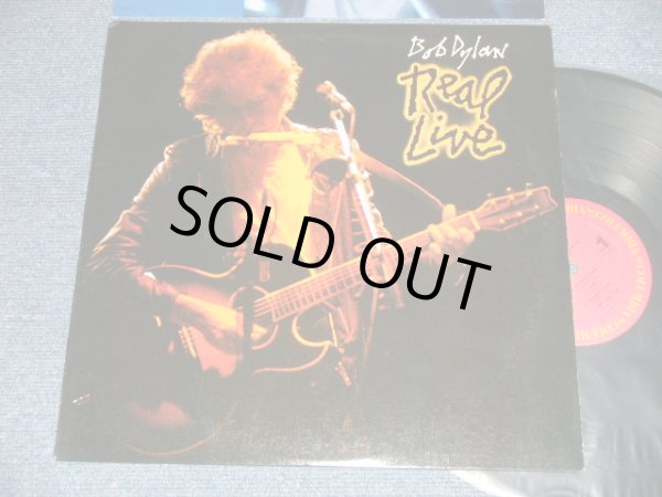 画像1: BOB DYLAN - REAL LIVE (Matrix # A) PAL 39944-1L TML-M  P(A)   B) PBL 39944-1K TML-S  P(A)  ) (Ex++/MINT-)  / 1984 US AMERICA ORIGINAL Used  LP  