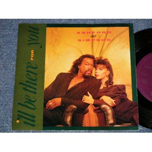 画像: ASHFORD  & SIMPSON - A) I'LL BE THERE FOR YOU  B) WAY AHEAD (Ex+++/MINT)  / 1989 US AMERICA ORIGINAL Used 7" 45 rpm Single  