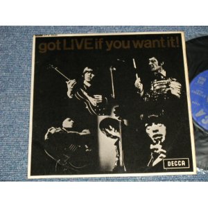 画像: THE ROLLING STONES - GOT LIVE IF YOU WANT IT (Ex++/Ex++) / 1965 UK ENGLAND ORIGINAL Used 7"EP with PICTURE SLEEVE 